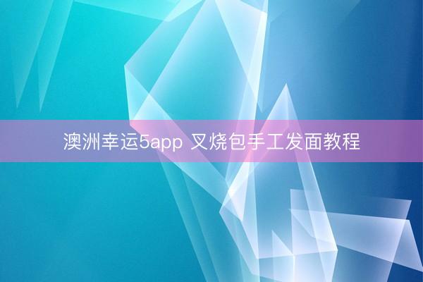 澳洲幸運5app 叉燒包手工發(fā)面教程